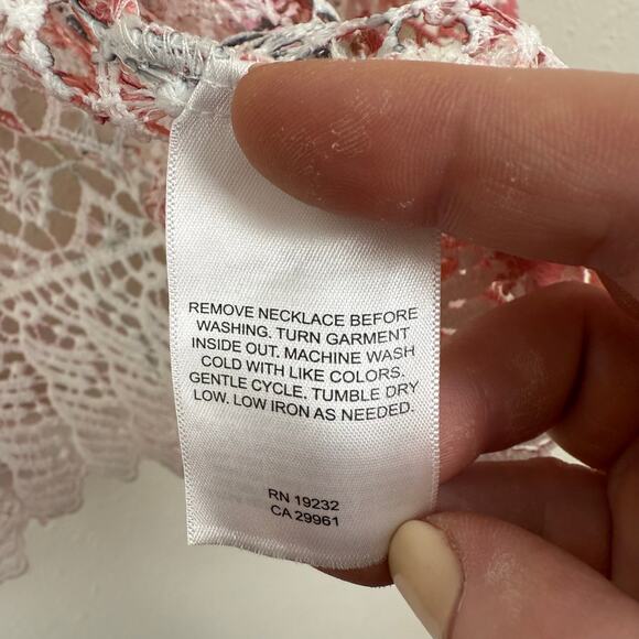 Alfred Dunner Women Crochet Lace Open Front Cardigan Large Cottage Boho Garden - Picture 7 of 7